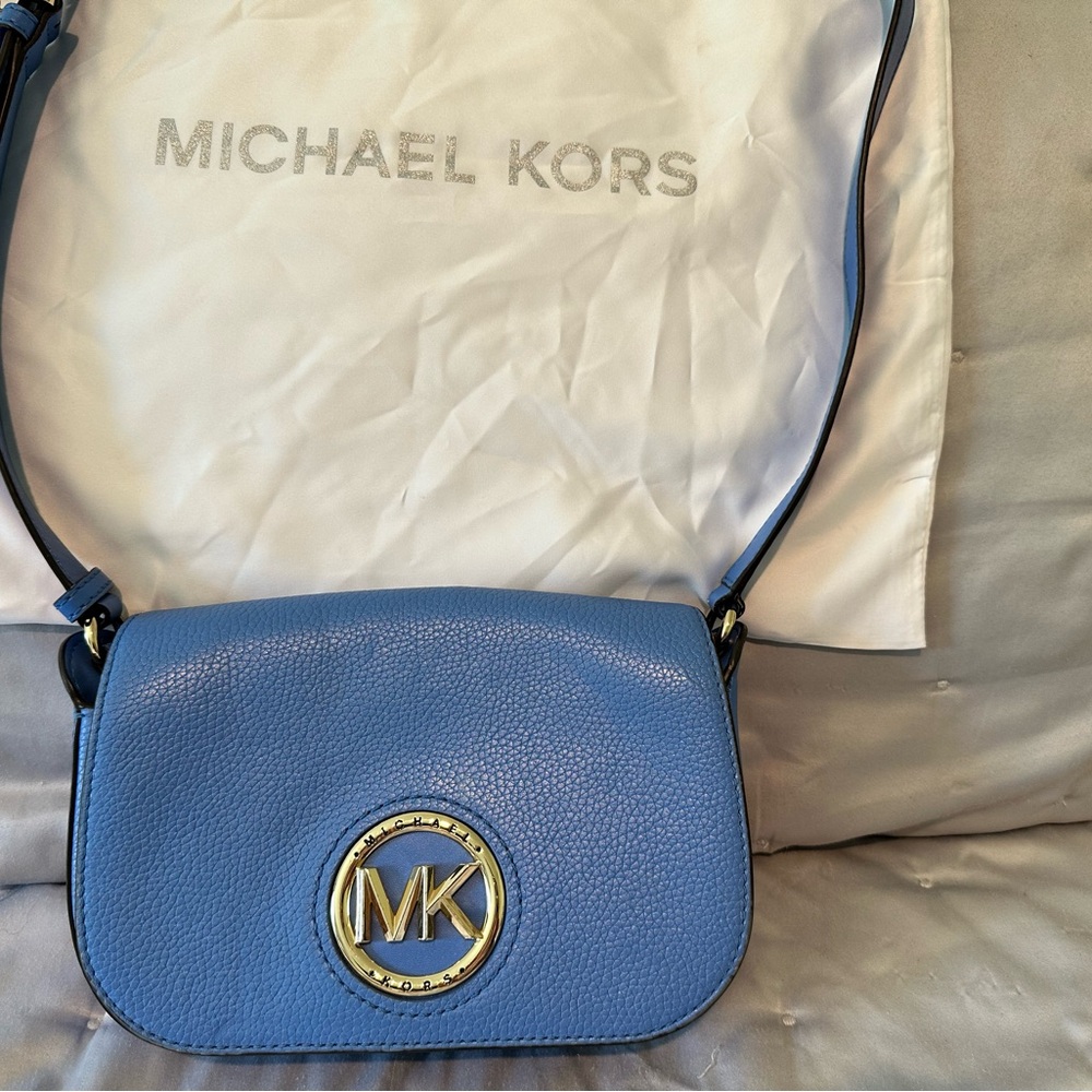 Michael Kors Sky Blue Crossbody Bag